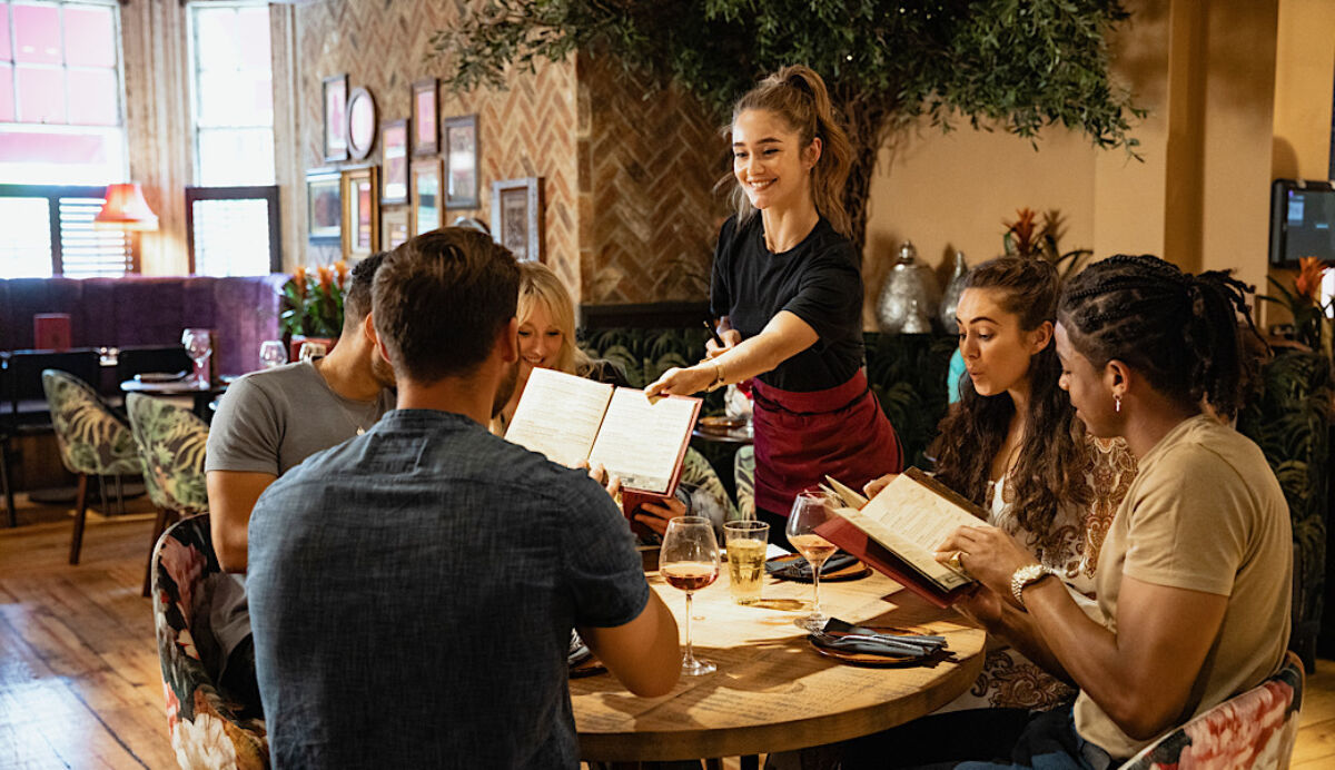 Restaurant menu